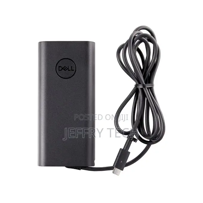 Dell Charger 130w Type-C Oval 5v 3a / 9v 3a / 15v 3a / 20v 6.5a - Blac