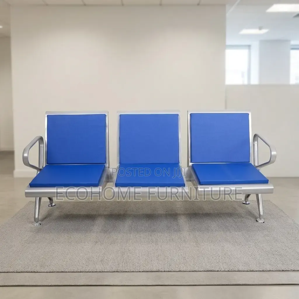 Waiting Bench – 3 Seater Reception Airport Waiting Chair