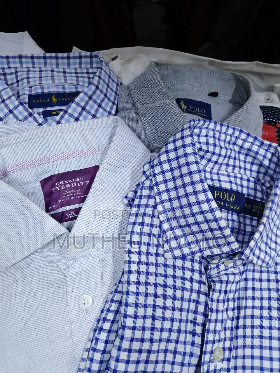Thrift Ex UK Plain /White /Formal/Casual/ Suit Shirts