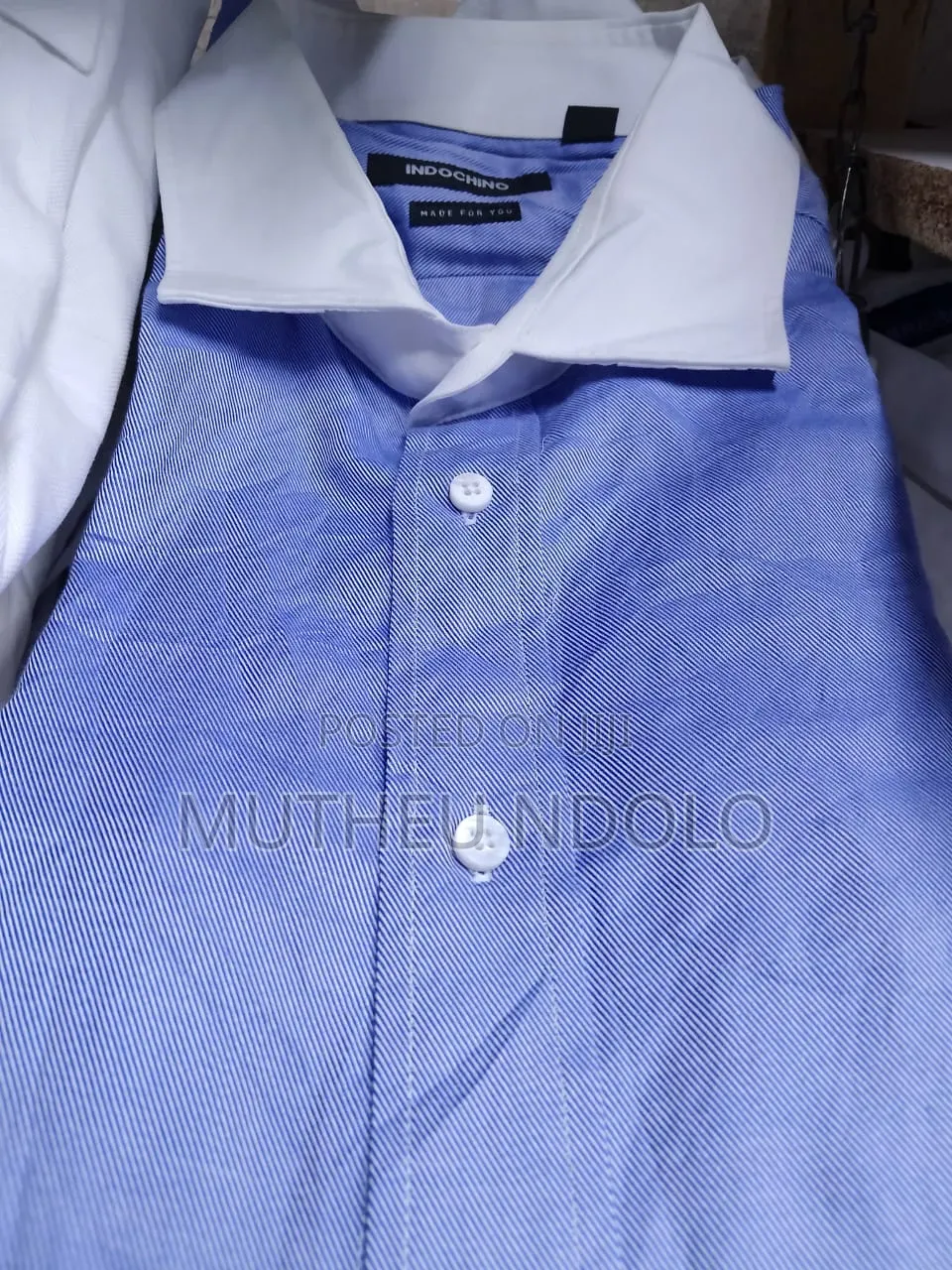 Thrift Ex UK Plain /White /Formal/Casual/ Suit Shirts