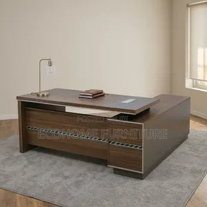 Office Desk – Modern Executive Managerial Desk With Storage