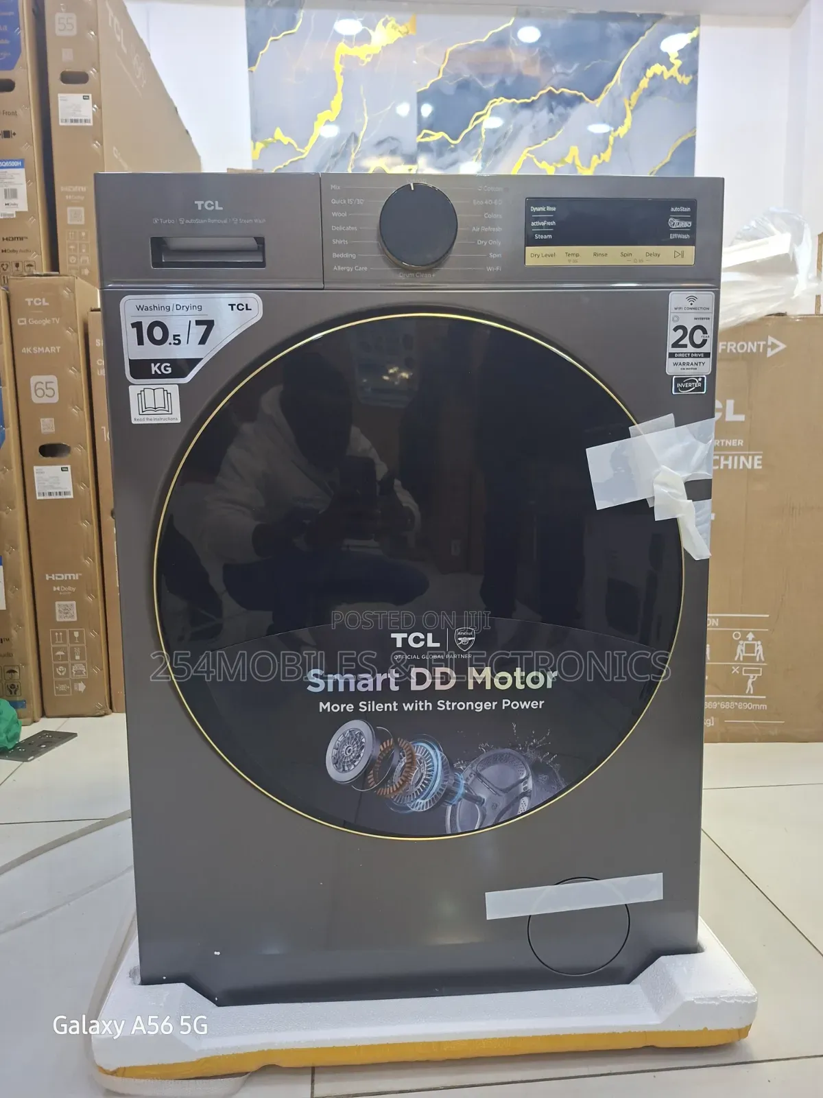 TCL C311WDG 10.5Kg/7Kg Wash and Dry Front Load Washing Machine