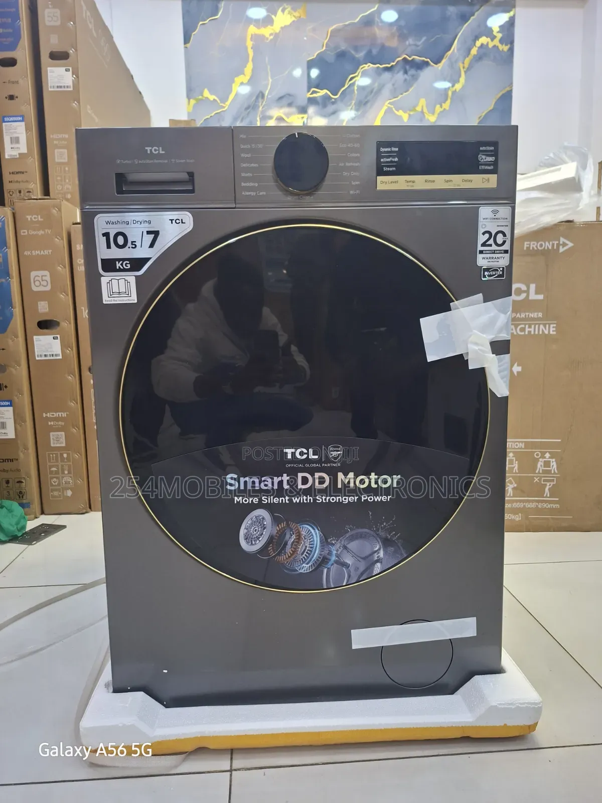 TCL C311WDG 10.5Kg/7Kg Wash and Dry Front Load Washing Machine
