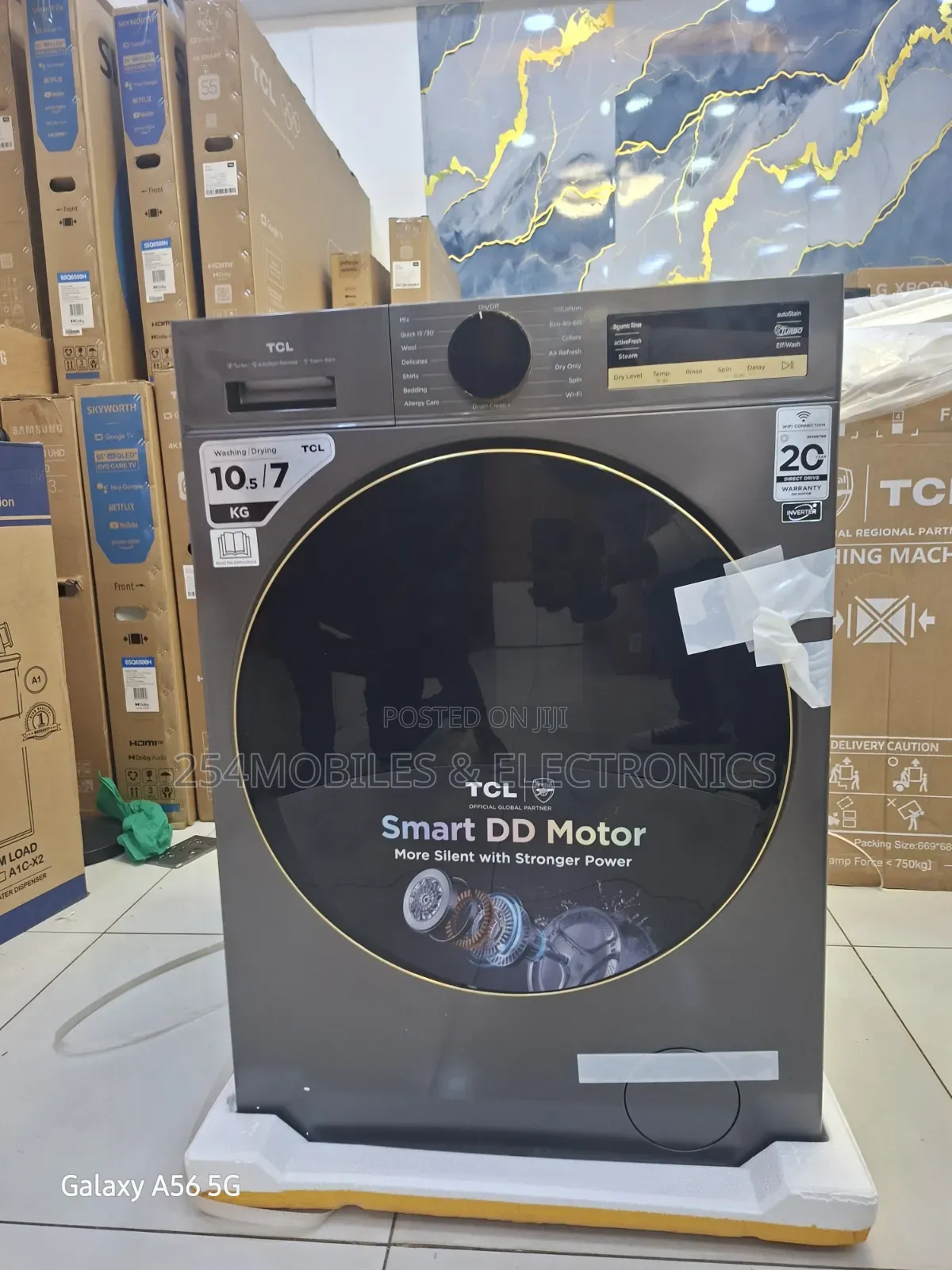 TCL C311WDG 10.5Kg/7Kg Wash and Dry Front Load Washing Machine