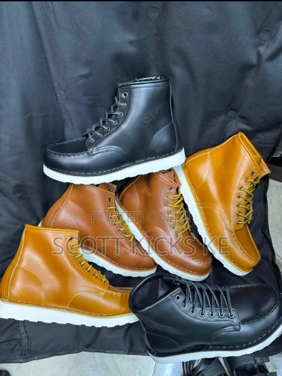 Red Wing Heritage 6-Inch Moc Toe Boot.
