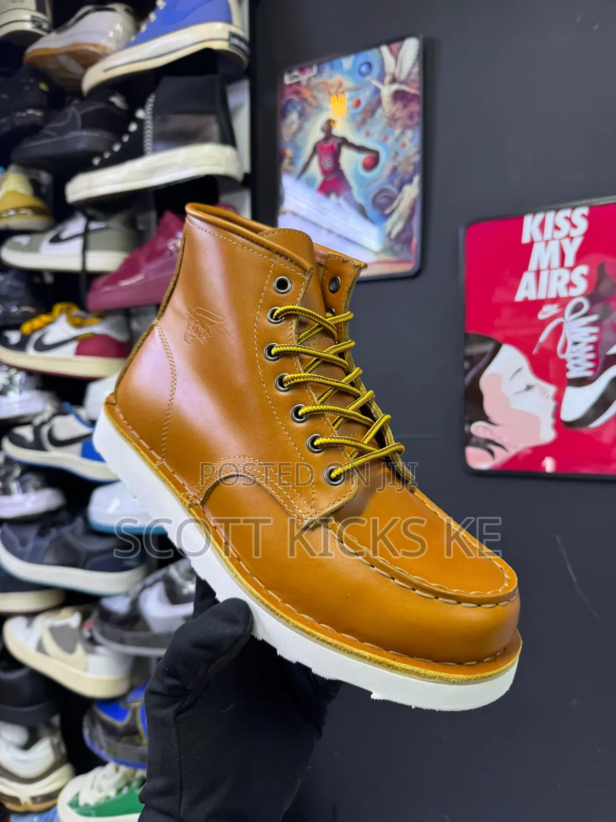 Red Wing Heritage 6-Inch Moc Toe Boot.