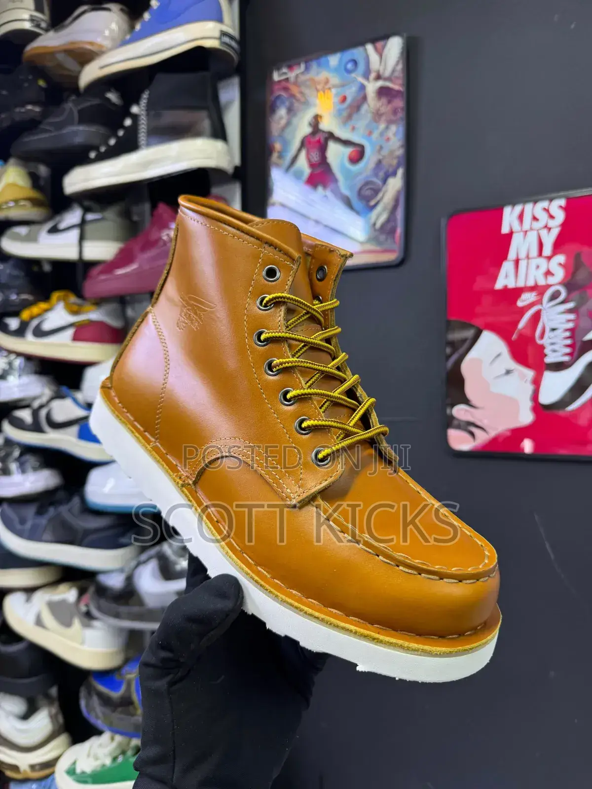 Red Wing Heritage 6-Inch Moc Toe Boot.