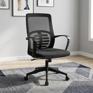 High Back Mesh Study Chair With Armrest.