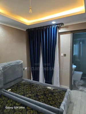 Blue Modern Elegant Curtains for Studios