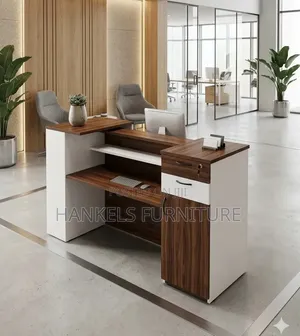 Modern Reception Office Desk – Stylish Front Office Reception Counter