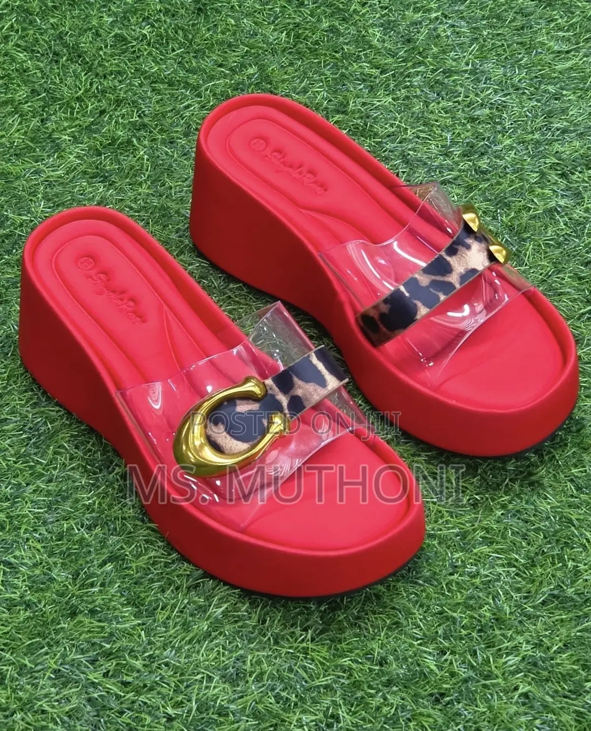 Coach Women's Platform Wedge Sandals Size 37-41