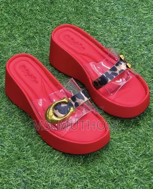 Coach Women's Platform Wedge Sandals Size 37-41
