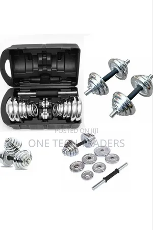 20 Kg Chrome Dumbells 💪 - With Case