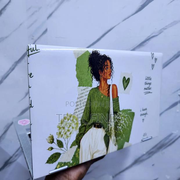 Beautiful Black Feminine Customized Laptop Skins - thumbnail 2
