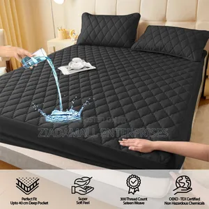 Mattress Protector Single Piece Waterproof 4*6 Premium Quilted Mattres