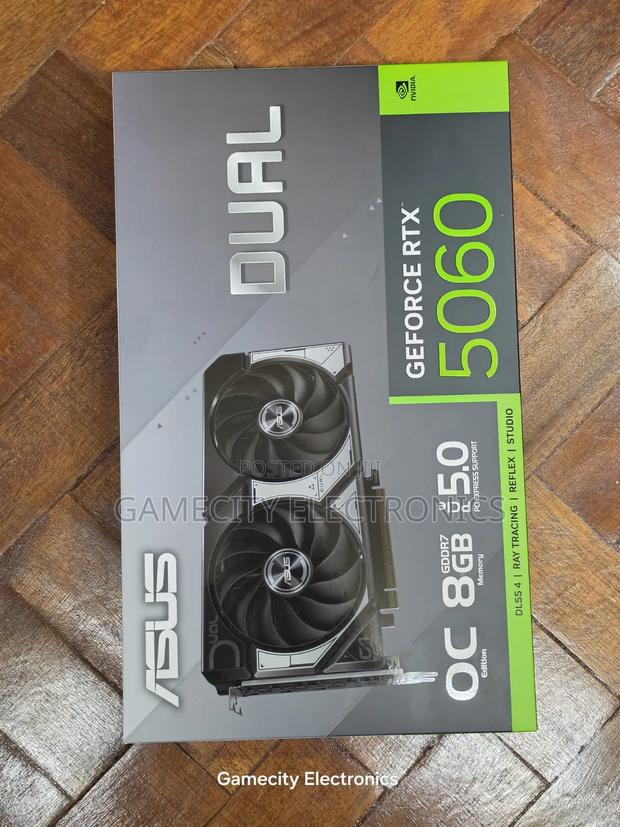ASUS RTX 5060 8GB Graphics Card for Gaming and Video Editing