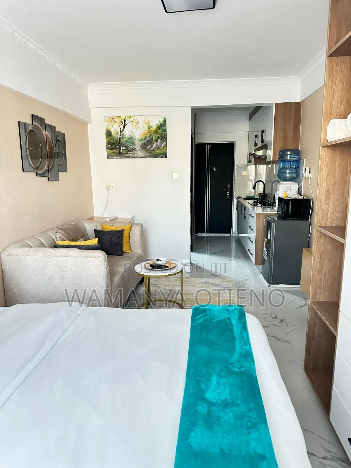 Modern Cozy Studio Airbnb in Kilimani | Fast Wi-Fi, Smart