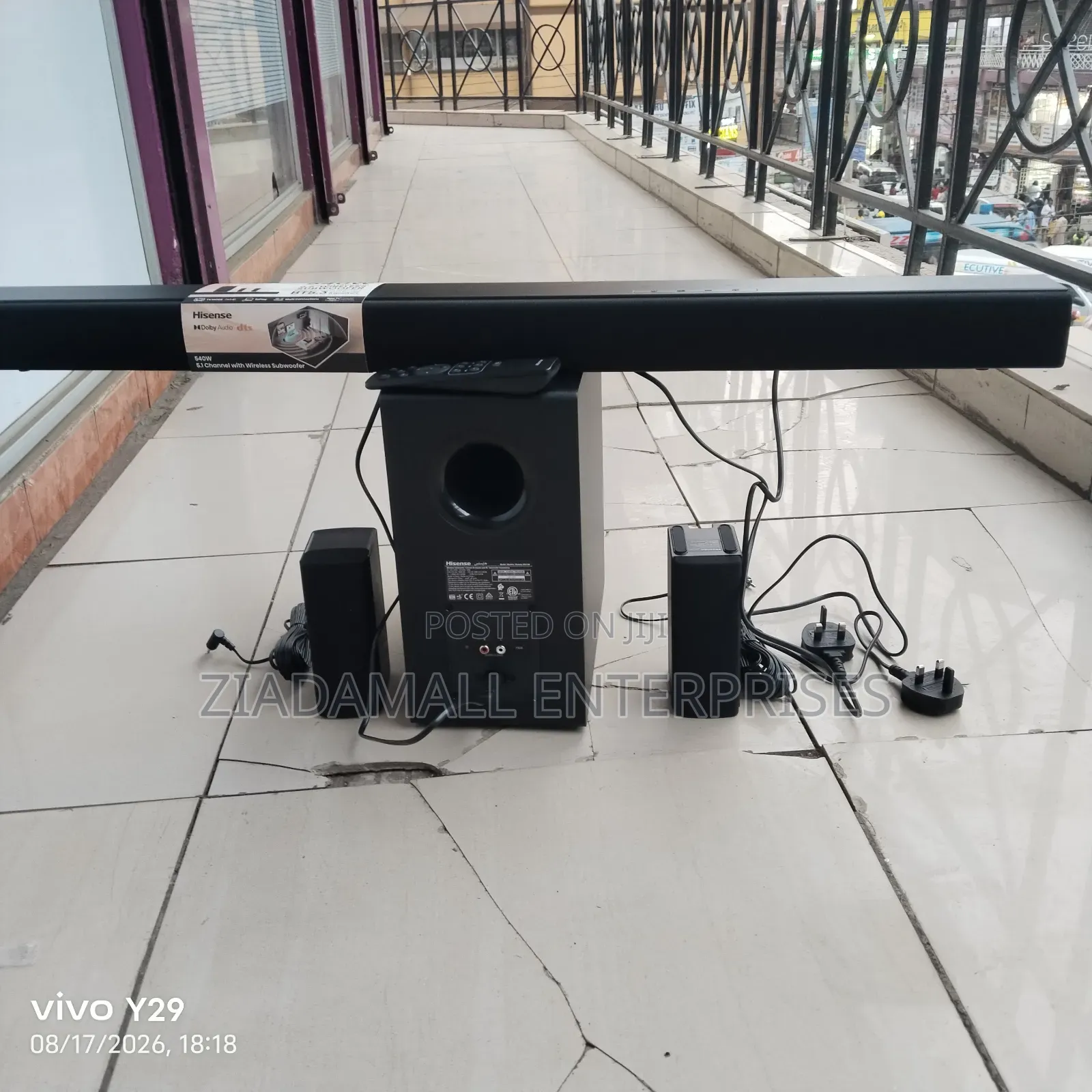 5.1ch Hisense 540W Home Theatre Sound System