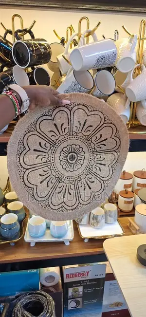 6 PCS Round Boho-Style Table Placemats