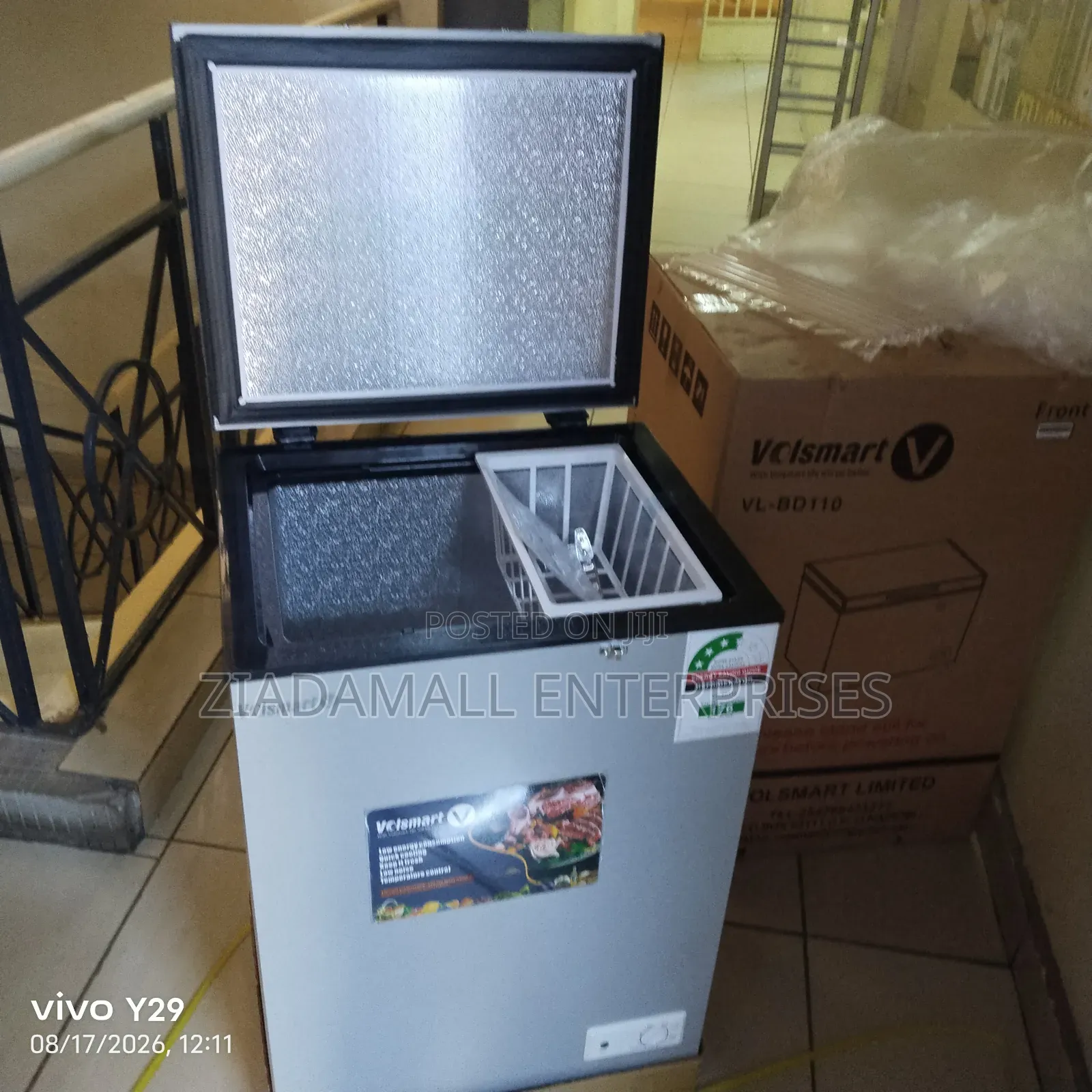Volsmart 110L Large Capacity Chest Freezer – Energy Efficient