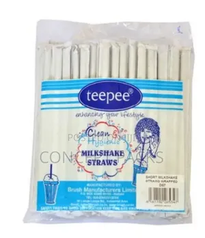 15pkts Teepee Clean Hygienic Milkshake Straws