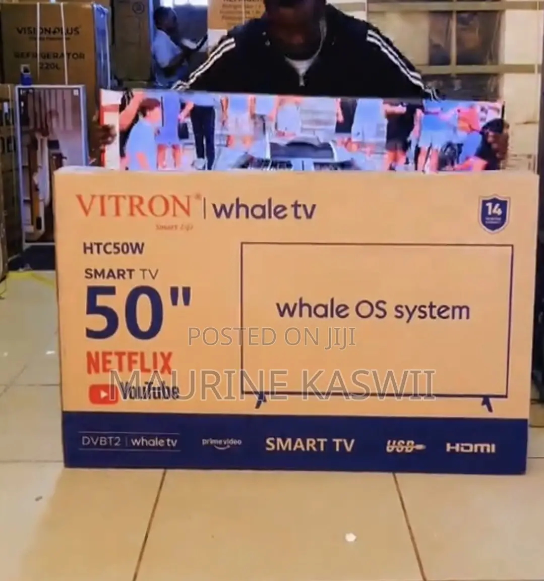 Vitron 50” Android Frameless TV