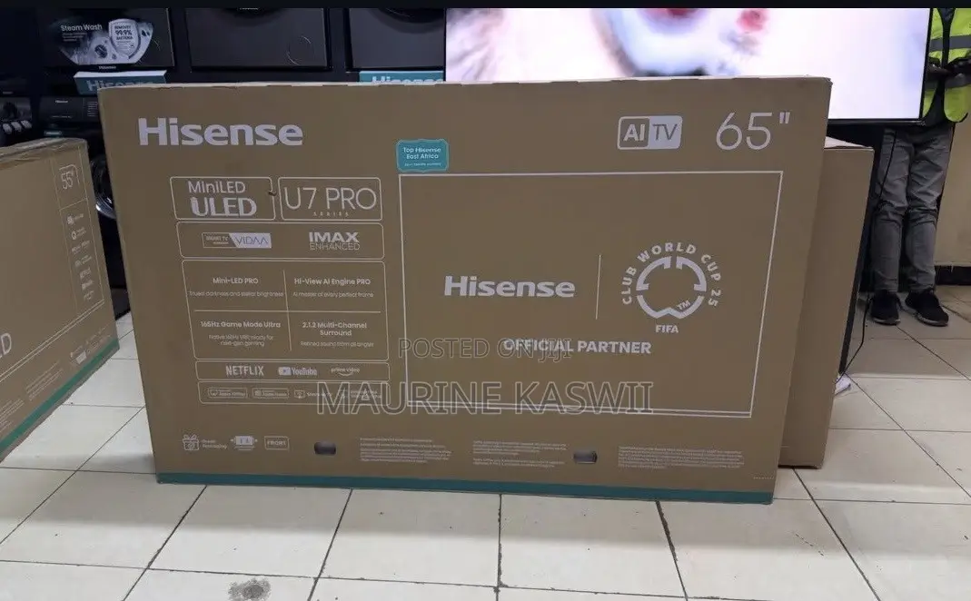 Hisense 65” Inch Miniled Uled Pro-65u7pro