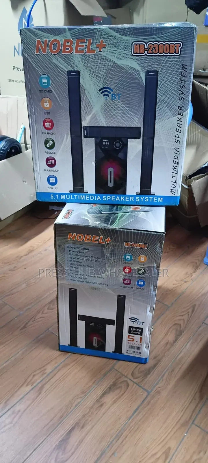 Nobel NB-2300BT 5.1 Multimedia Speaker System: This 5.1-Channel Home
