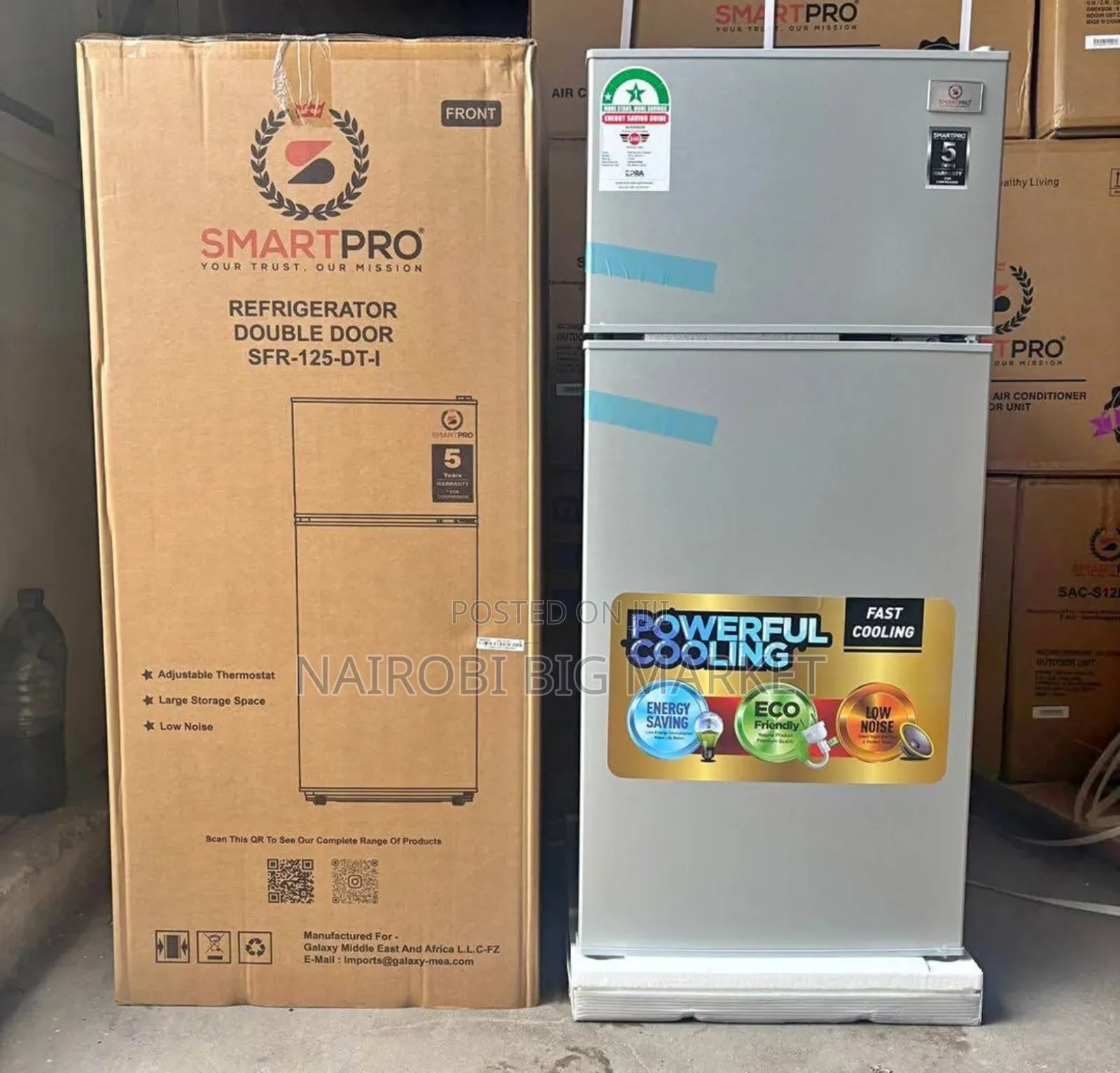 95 Litres Smart Pro SFR 125-Dt-I Double Door Refrigerator