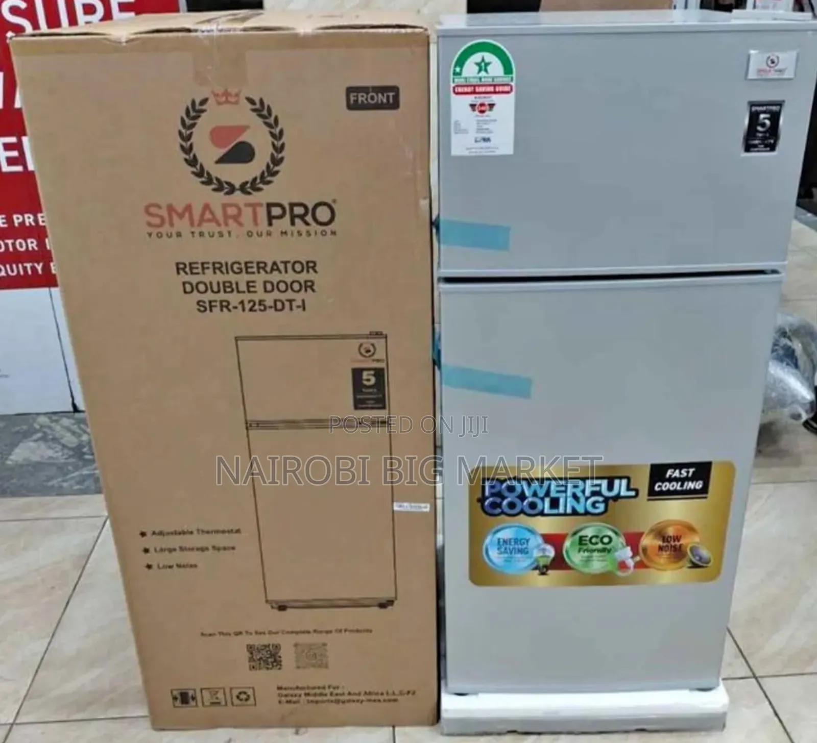 95 Litres Smart Pro SFR 125-Dt-I Double Door Refrigerator