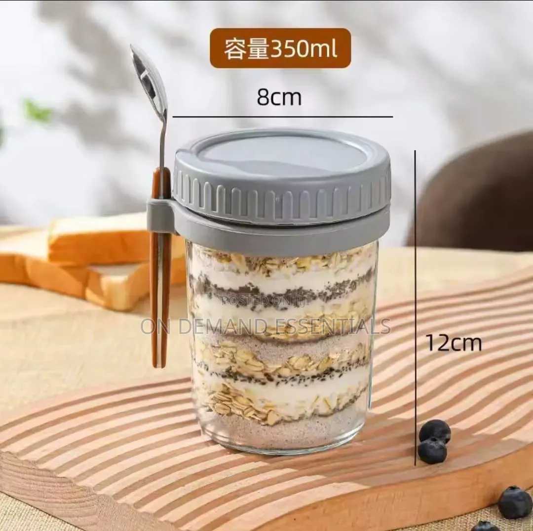 4pc Set Overnight Oats Jar