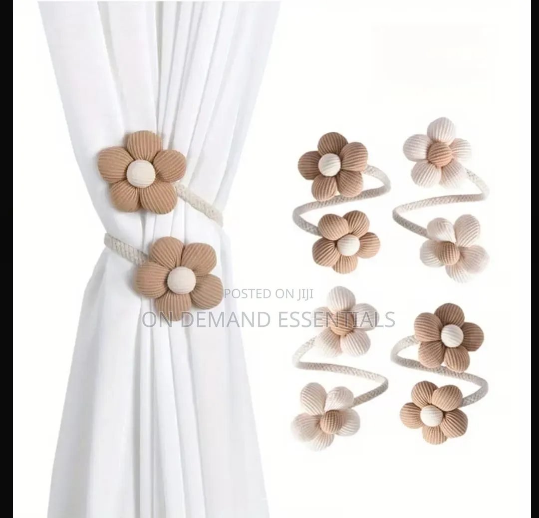 Bohemian Flower Curtain Tiebacks