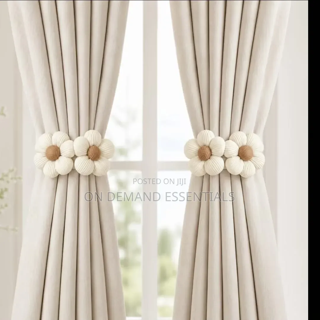 Bohemian Flower Curtain Tiebacks
