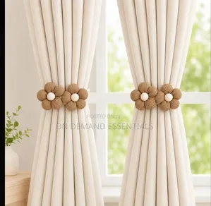 Bohemian Flower Curtain Tiebacks