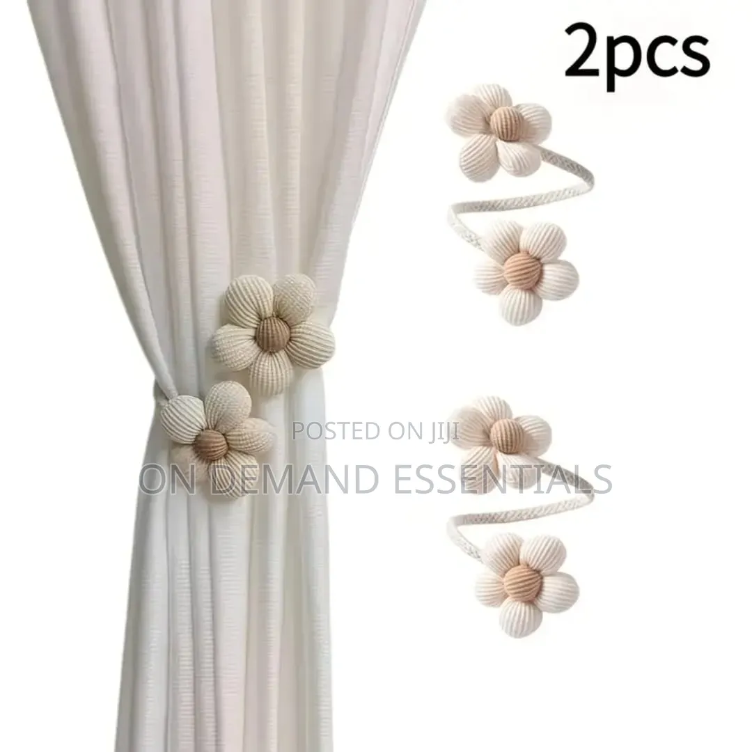 Bohemian Flower Curtain Tiebacks