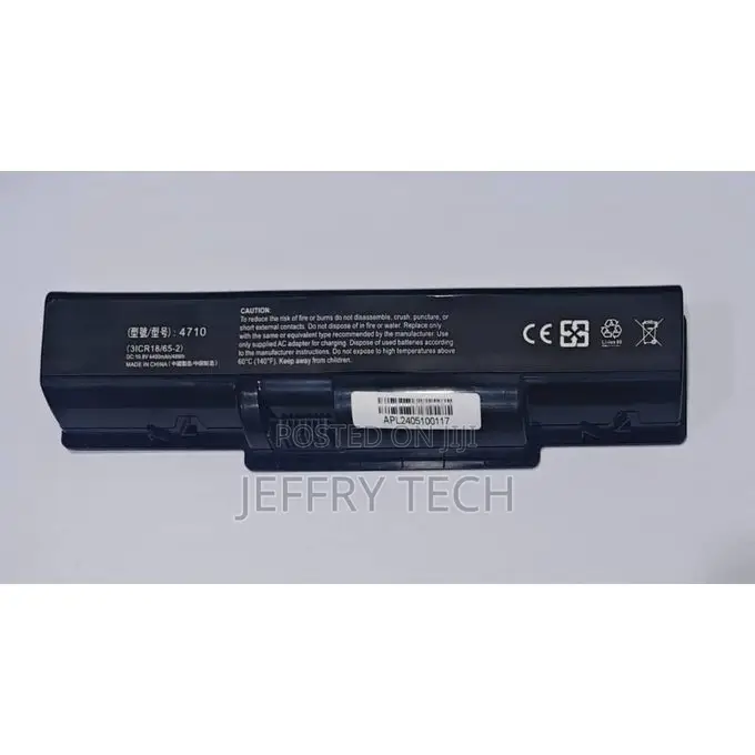Acer AS07A31 AS07A51 10.8V 4400mAh Battery Compatible Aspire 4710 4520