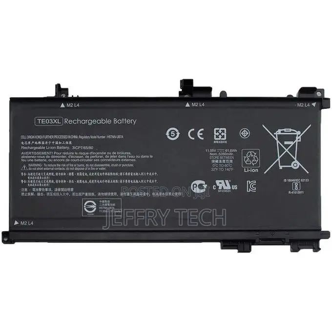 HP TE03XL 11.4V 61.6Wh OMEN 15-Ax 15-Ax012TX Pavilion 15-Bc001TX 15-Ay