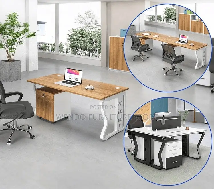 Office Workstation Two Users Modern Office Workstation Desk