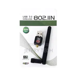 USB WiFi Adapter With Antenna for Computer, Speed ​​600Mbps
