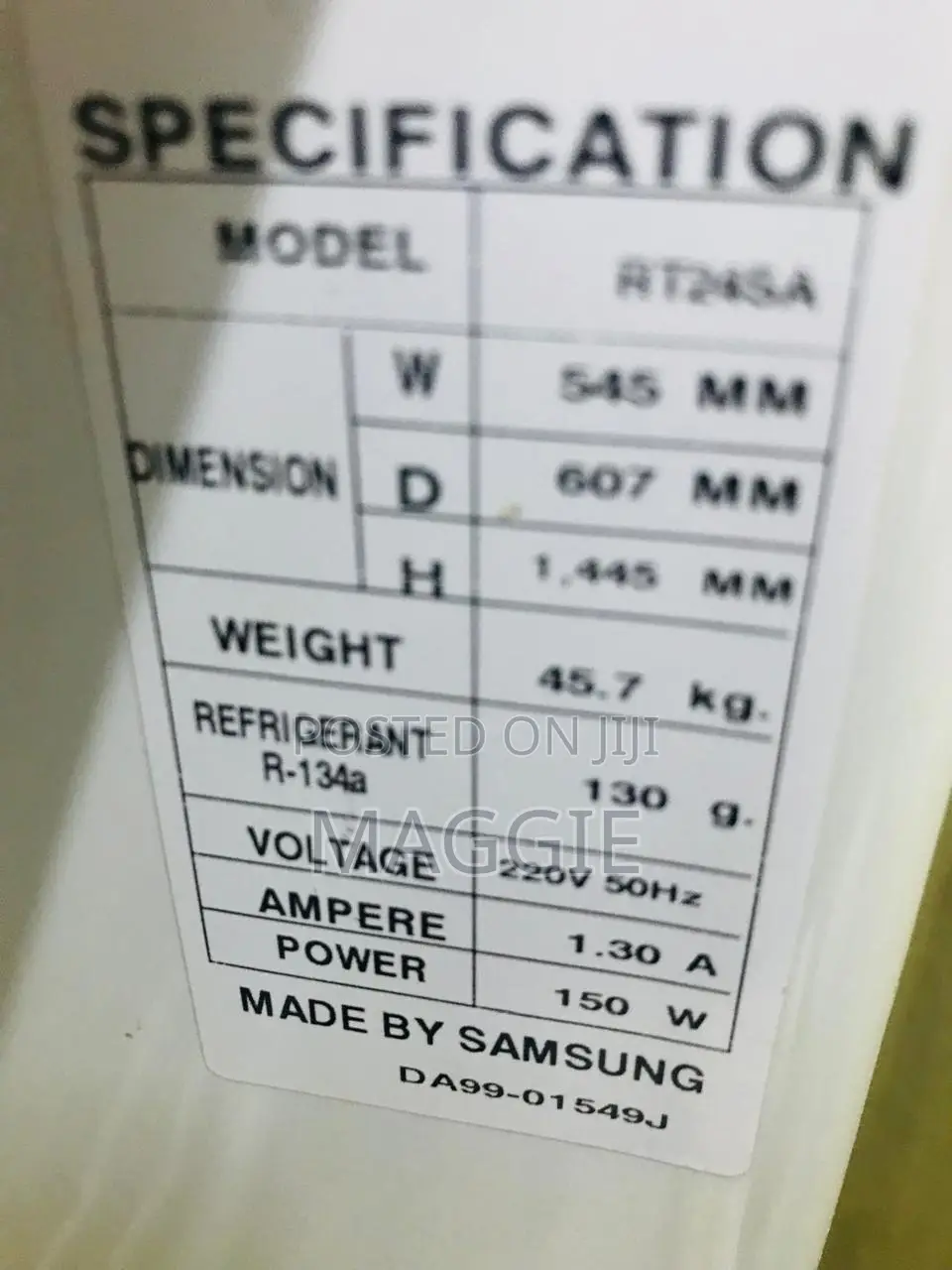 Samsung Fridge