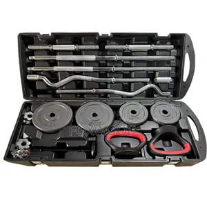 58KG Adjustable Dumbbell and Barbell Set With Case