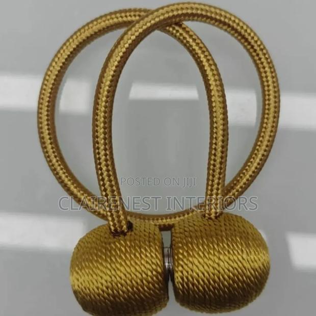 Elegant Accessories for Modern Décor Curtain Tiebacks - thumbnail 2
