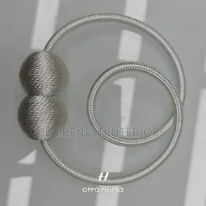 Beautiful Curtain Styling Starts Here With Dark and Light Grey Tieback