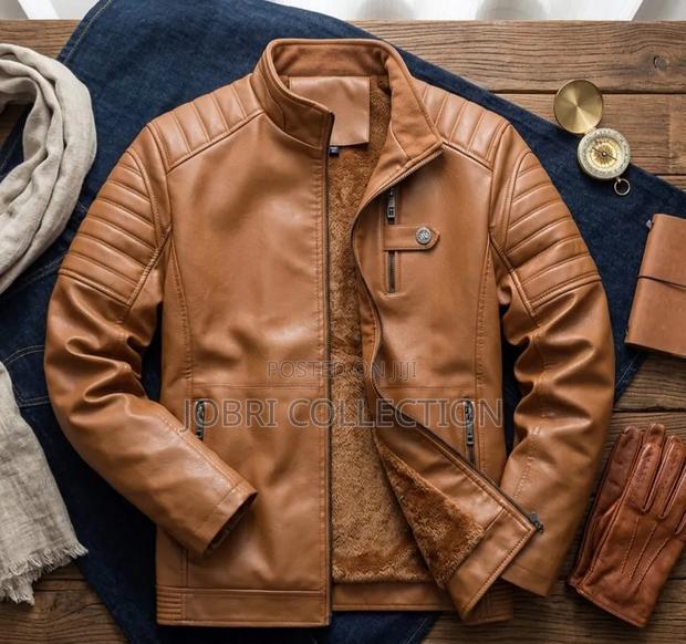 Brown Leather Mens Jackets - thumbnail 2