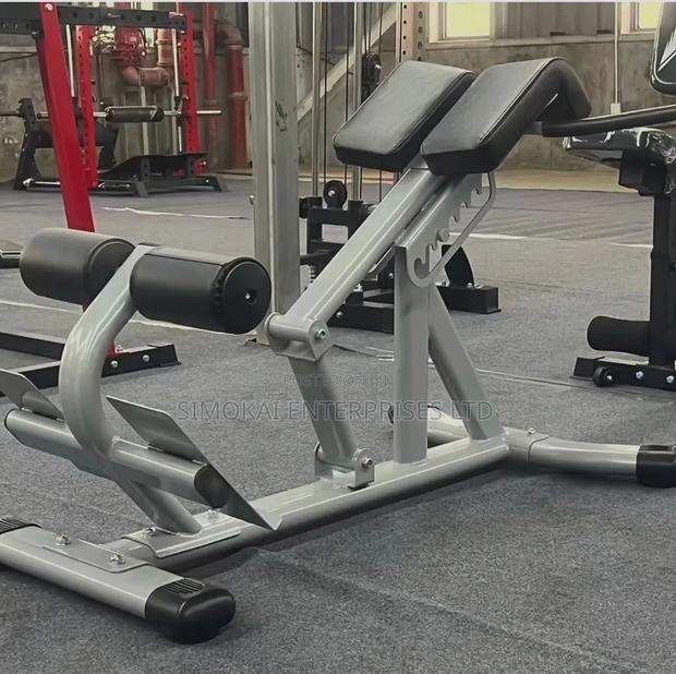 Commercial Gym Hyper Extension Roman Chair / Back Extension Machine
