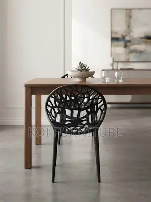 Dining Chairs; Plastic Stackable Home Dining Seat