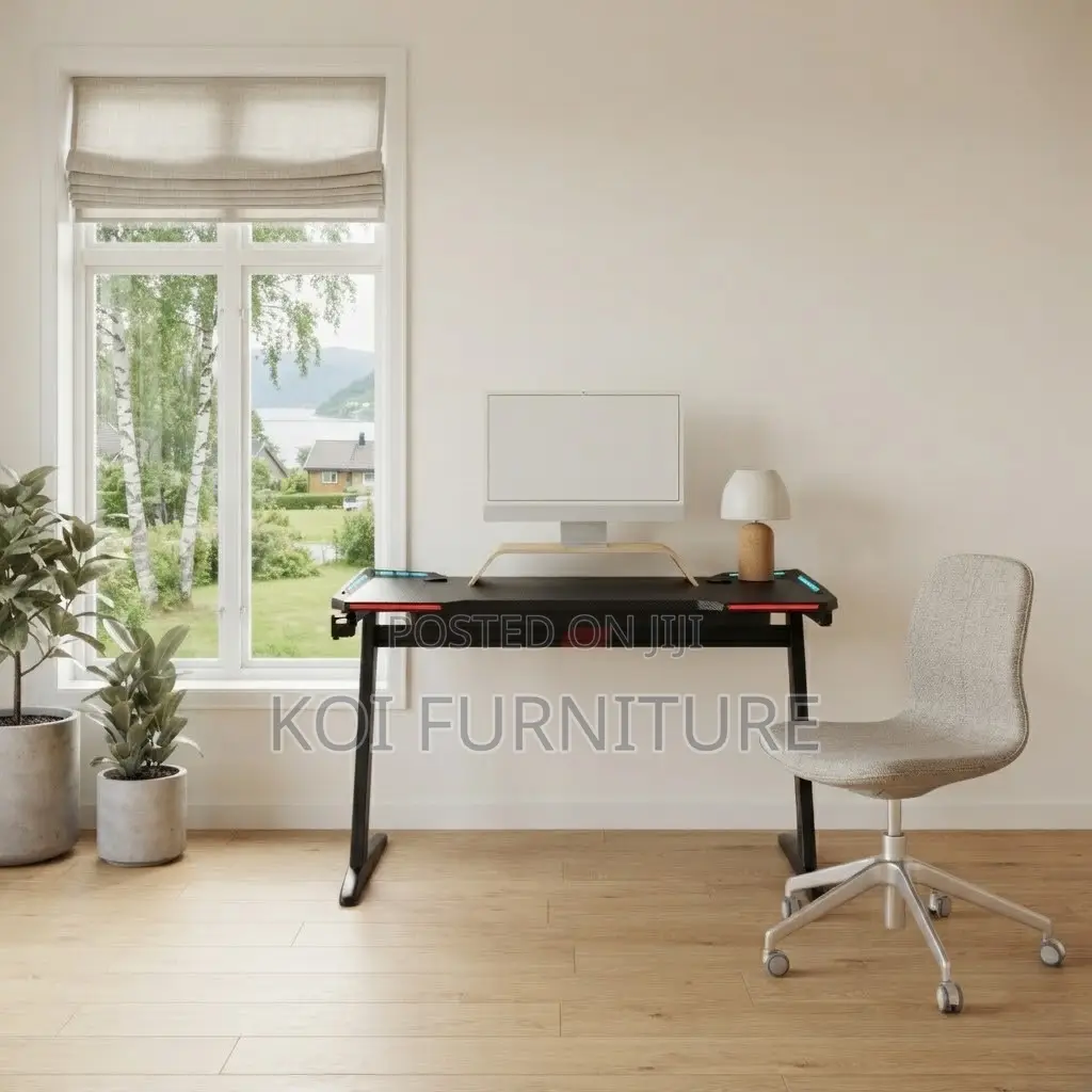 Office Desk; 1200mm Gaming Table With Lightings