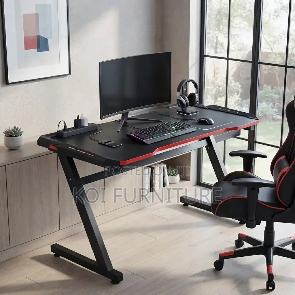 Office Desk; 1200mm Gaming Table With Lightings