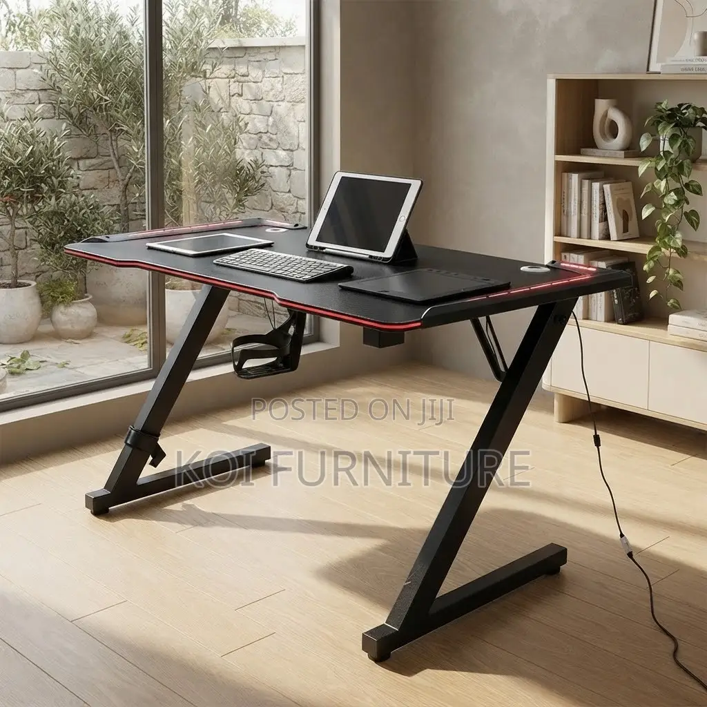 Office Desk; 1200mm Gaming Table With Lightings