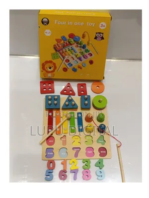 Four in One Montessori 
Wooden Mateial.